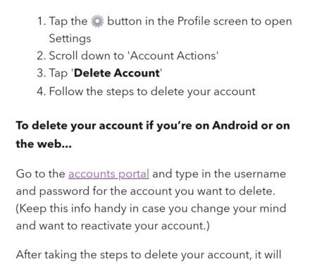 Como excluir sua conta do Snapchat permanentemente