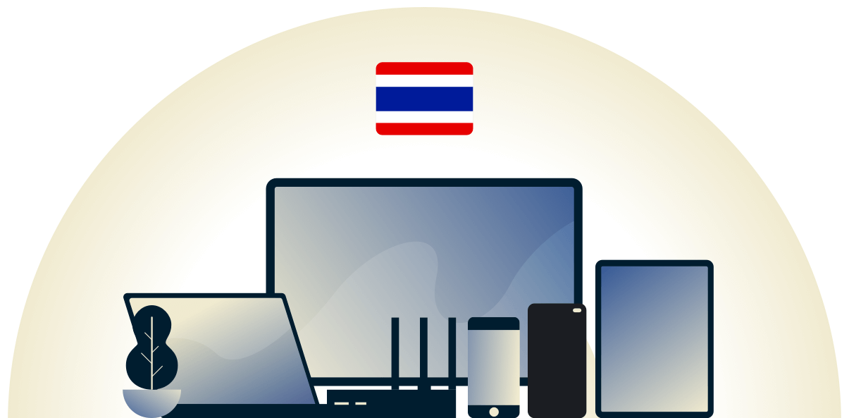 VPN Thái Lan bảo vệ đa dạng thiết bị.