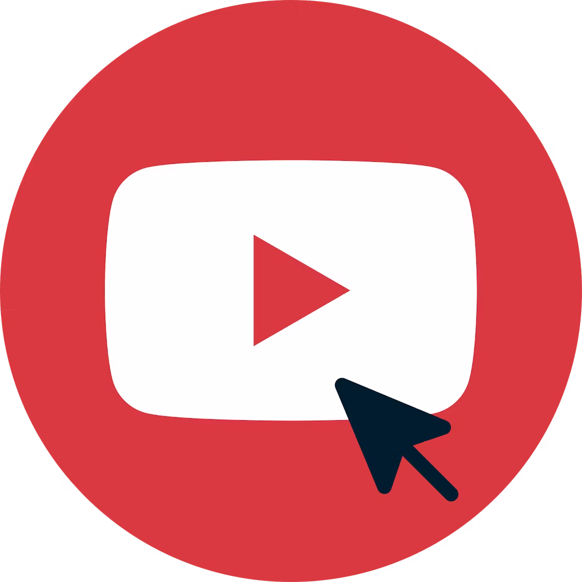 Mauszeiger &uuml;ber dem YouTube-Abonnieren-Button